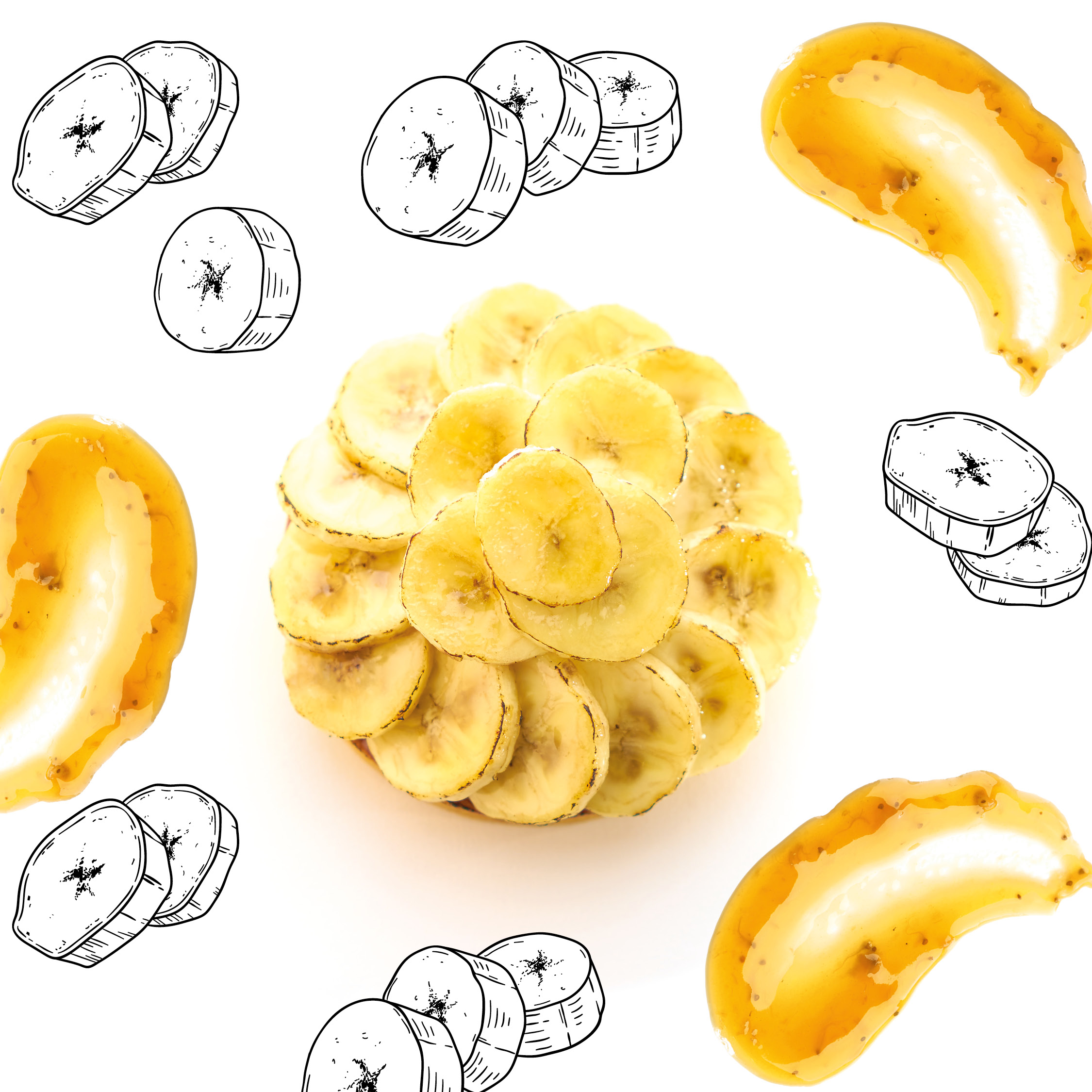 Tarte banane caramel - Image 0