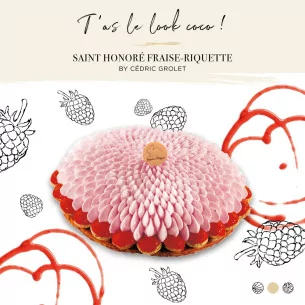 Strawberry & Riquette Saint-Honoré