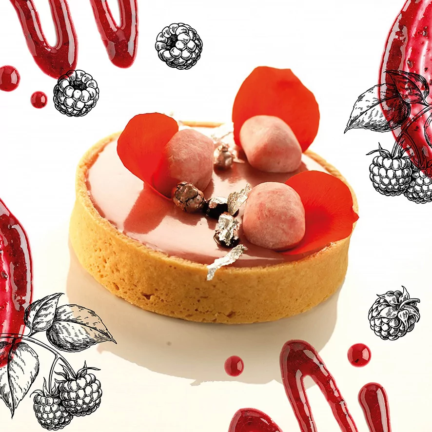 Tartelette dragées griottes
